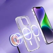 BİKAPAK MAGSLIM IPHONE 15 PRO MOR KAPAK thumbnail 2