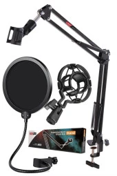 Lastvoice Basic Set-39SHPS Mikrofon Standı Pop Filter ve Shock Mount - 1