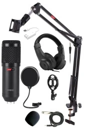 Lastvoice BM800K Mikrofon Seti (Stand Filtre 7.1 Ses Kartı Kulaklık) - 1