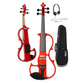Midex RCZ-606RD Elektro Keman Seti Red (Kulaklık Kablo Tuner Yastık) - 3