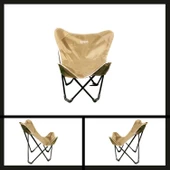 Uyguna-Yakala Bal Köpüğü Argeus Butterfly Katlanabilir Kamp Sandalyesi-TAB.068 - 2