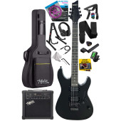 Midex GRX-300-25-AMP Profesyonel Elektro Gitar Seti 25 Watt Gainli Şarjlı Bluetooth'lu Amfi ve Full Set - 1