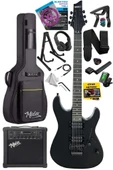 Midex GRX-300-25-AMP Profesyonel Elektro Gitar Seti 25 Watt Gainli Şarjlı Bluetooth'lu Amfi ve Full Set thumbnail 1