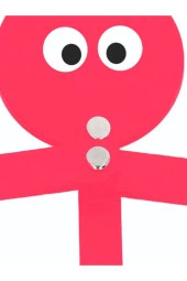 Pembe Ahşap Eğitici Oyuncak Montessori Çöp Adam Ahşap Oyuncak Ahşap Aktivite thumbnail 3