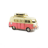 Dekoratif Metal Vosvos Minibüs Çerçeveli ve Kumbaralı - 1