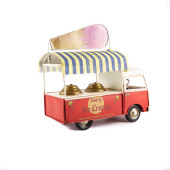 Dekoratif Metal Dondurma Arabası Münibüs - 3
