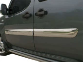 Fiat Doblo Uyumlu 1 Yan Kapı Çıtası 4 Parça Krom (Geniş) 2006-2010 - 1