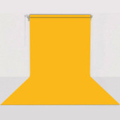 Gdx Sabit (Tavan & Duvar) Kağıt Sonsuz Stüdyo Fon Perde (Deep Yellow) 2.70x11 Metre - 1