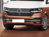 Volkswagen T6.1 Uyumlu Transporter Krom Ön Tampon Alt Izgara 4 Parça 2020 Ve Son - 1