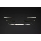 Renault Megane Uyumlu 4 Krom Ön Panjur 5 Parça. Çelik 2016 Ve Sonrası thumbnail 2