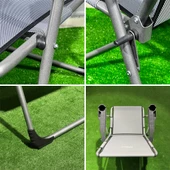 Argeus Rock Katlanabilir Kamp Sandalyesi Bardaklı - Bej (A-02) thumbnail 7