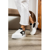Lk Ortapedik Bağcıklı Yıldız Detaylı Günlük Sneaker Ayakkabı - 2