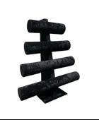 Dörtlü T Siyah Bileklik Saat Standı thumbnail 1