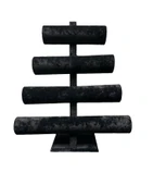 Dörtlü T Siyah Bileklik Saat Standı thumbnail 2