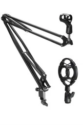 Lastvoice NB40HY Set Stüdyo Mikrofon İçin Stand ve Shock Mount (50x50 Büyük Boy) - 1