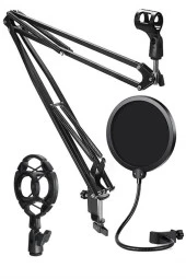 Lastvoice NB40HYP Set Stüdyo Mikrofon İçin Stand Shock Mount Filtre (50x50 Büyük Boy) - 1