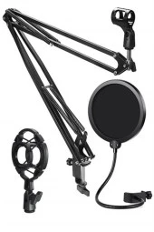 Lastvoice NB39HYP Set Stüdyo Mikrofon İçin Stand Shock Mount Filtre (35X35 CM) - 1