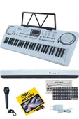 Midex PS-1500WH Başlangıç İçin 61 Tuşlu Org Notalık Adaptör Öğrenim Metodu (100 Ses 100 Ritim) thumbnail 2
