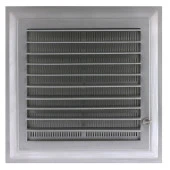 Menfez Banyo Wc Tuvalet Depo Havalandırma Plastik Panjur Gri 45x65 CM - 3