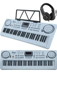 Midex PS-1500WH-H Başlangıç İçin 61 Tuşlu Org Kulaklık Notalık Adaptör Öğrenim Metodu (100 Ses 100 Ritim) thumbnail 3