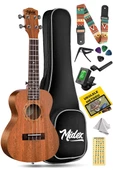 Midex SP-21MC Set Maun Soprano Ukulele (Softcase Tuner Capo Metod Nota Sticker Askı Pena) - 1