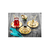 ÖZLİFE MESS 12 PARÇA ÇAY SETİ TİTANYUM - 1