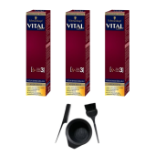 Schwarzkopf Vital Colors 9-11 Yoğun Küllü Platin Saç Boyası X 3 Adet + Saç Boyama Seti - 1