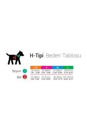 Tailpetz H Tipi Harness Alliens Büyük Irk Köpek Göğüs Tasması 62-107cm [L] - 2