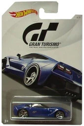 Hot Wheels Gran Turismo  2014 Corvette Stingray 4/8 Model Araba - 1