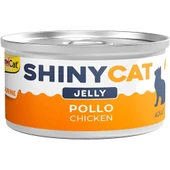 Gimcat Shiny Cat Jel İçinde Tavuklu Kedi Konservesi 70 gr thumbnail 1