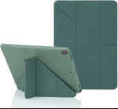 Apple iPad Pro 10.5 Kılıf Trifolding Arkası Silikon Smart A1701 A1709 A1852 - 11