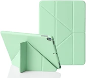 Apple iPad Pro 10.5 Kılıf Trifolding Arkası Silikon Smart A1701 A1709 A1852 - 12