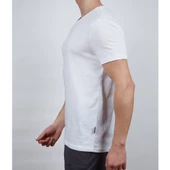 Alpinist Basic Erkek Pamuklu T-Shirt Beyaz (600400) thumbnail 2