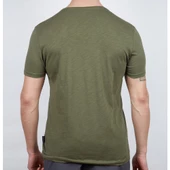 Alpinist Basic Erkek Pamuklu T-Shirt Haki (600400) thumbnail 3