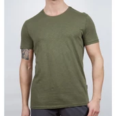 Alpinist Basic Erkek Pamuklu T-Shirt Haki (600400) thumbnail 1