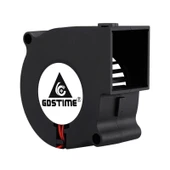 12V DC Salyangoz Fan 5015 12V 2-Pin 3D Yazıcı Soğutma Fanı thumbnail 4