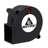 12V DC Salyangoz Fan 5015 12V 2-Pin 3D Yazıcı Soğutma Fanı thumbnail 3