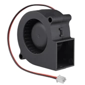 12V DC Salyangoz Fan 5015 12V 2-Pin 3D Yazıcı Soğutma Fanı thumbnail 5