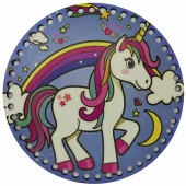 Ahşap Çanta Plakası 7294 Unicorn - 1