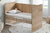 Babywhen Pratik Sallanır Anne Yanı Beşik 60x120 Ahşap - 1