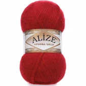 Alize Angora Gold El Örgü İpi 106 Kırmızı - 1