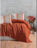 Cotton Box Jakarlı Çift Kişilik Pike Takımı Papına Tarçın - 1