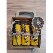 Doğal petek bal mumu 3 lü set - 4