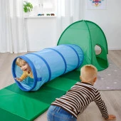 IKEA Dvargmas Oyun Tüneli - 126 cm - Mavi / Yeşil - 4