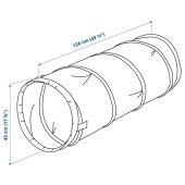 IKEA Dvargmas Oyun Tüneli - 126 cm - Mavi / Yeşil - 7
