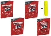 Koray Varol Yayınları 8.sınıf Plus Serisi Matematik, Fen, Türkçe, İnkılap Soru Bankası 4 Kitap Set - 1