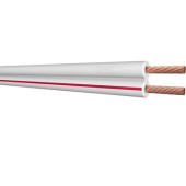Temka 2X0,75 MM KORDON KABLO TAM KESİT %100 BAKIR H03VH-H BEYAZ RENK 100 MT 1092 - 1