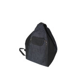 Kadın Omuz  ve Sırt Çantası Denim Kumaş Bülbül Lacivert-Siyah  KotBülbülLcvrt-Syh006-1 - 6