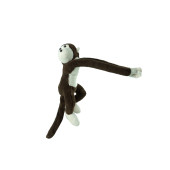 Pelüş Maymun  Sevimli Sarılan Maymun Koyu Kahverengi 50 Cm - 1