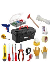 Staxx Power 24 Çeşit 352 Parça + Full Takım Çantası Dolu Dolu Alet Hırdavat Takım Çantası Usta Seti - 1